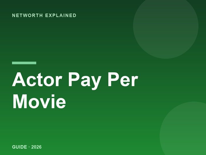 How much actors make per movie
