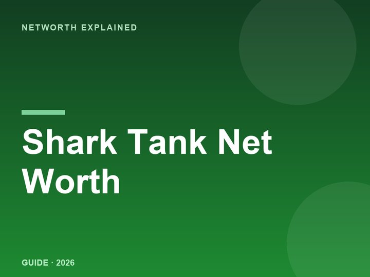 Shark Tank cast net worth